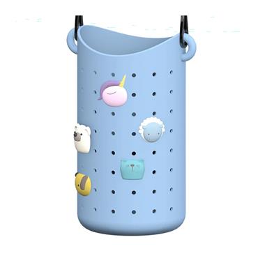 Bestie Silicone Pouch With Carry Strap Blue