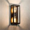 Ewal Vintage Framed Up Down Wall Light Black