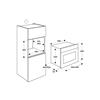 Bertazzoni Heritage Integrated Combi Microwave Oven Ivory Steel