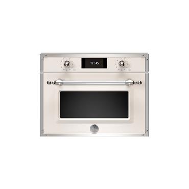 Bertazzoni Heritage Integrated Combi Microwave Oven Ivory Steel