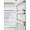 Freestanding 50's Style Fridge Gloss Cream 270l 600mm
