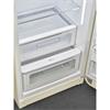 Freestanding 50's Style Fridge Gloss Cream 270l 600mm