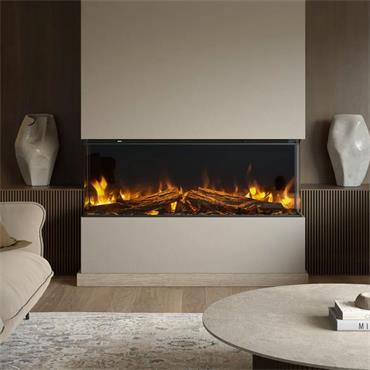Forest Electric Fire 1200mm With Deluxe Log Set