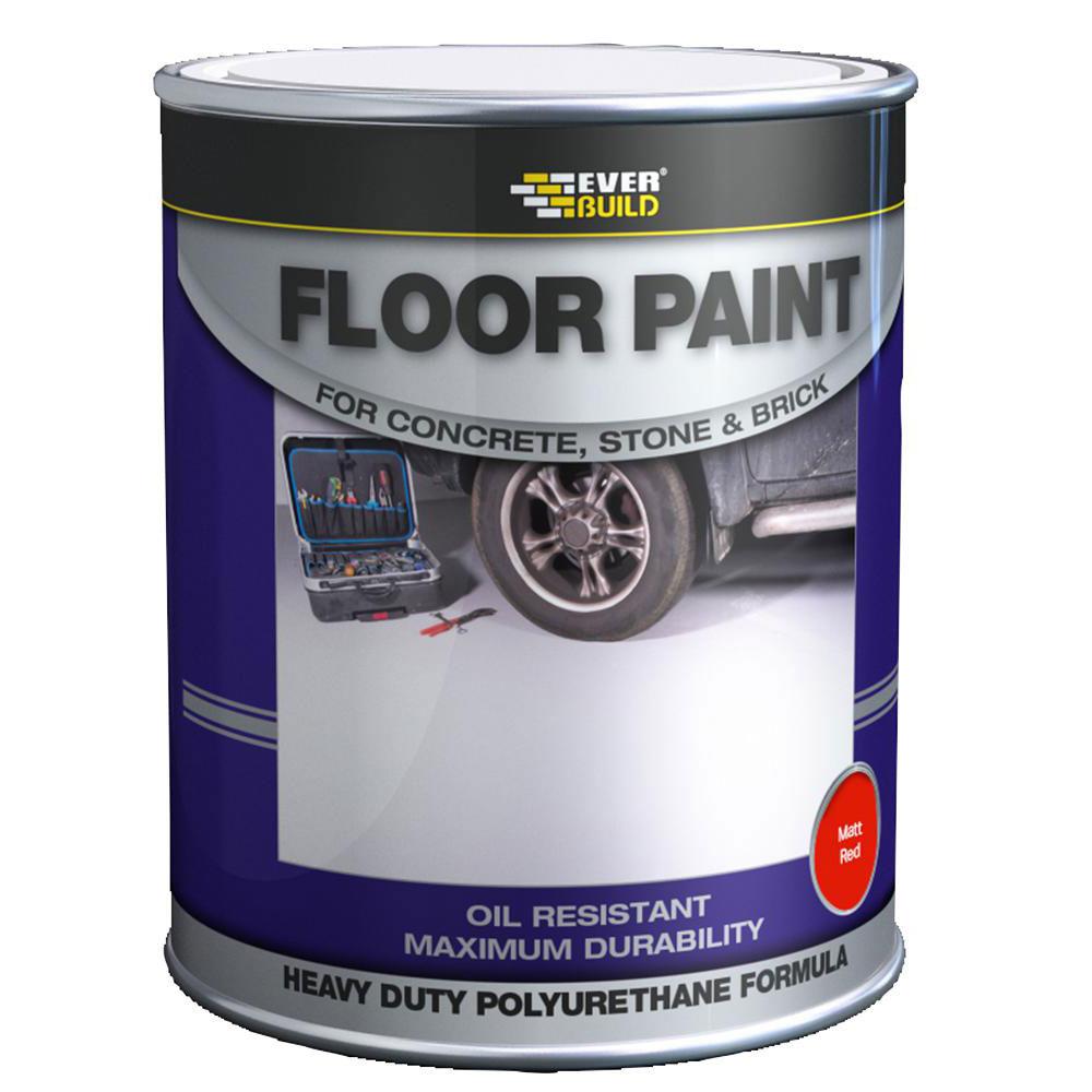 Everbuild Red Floor Paint 5L Stakelums Home & Hardware Tipperary