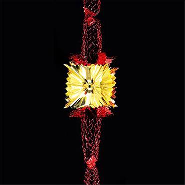 Premier Traditional Red And Gold 4 Section Foil Garland