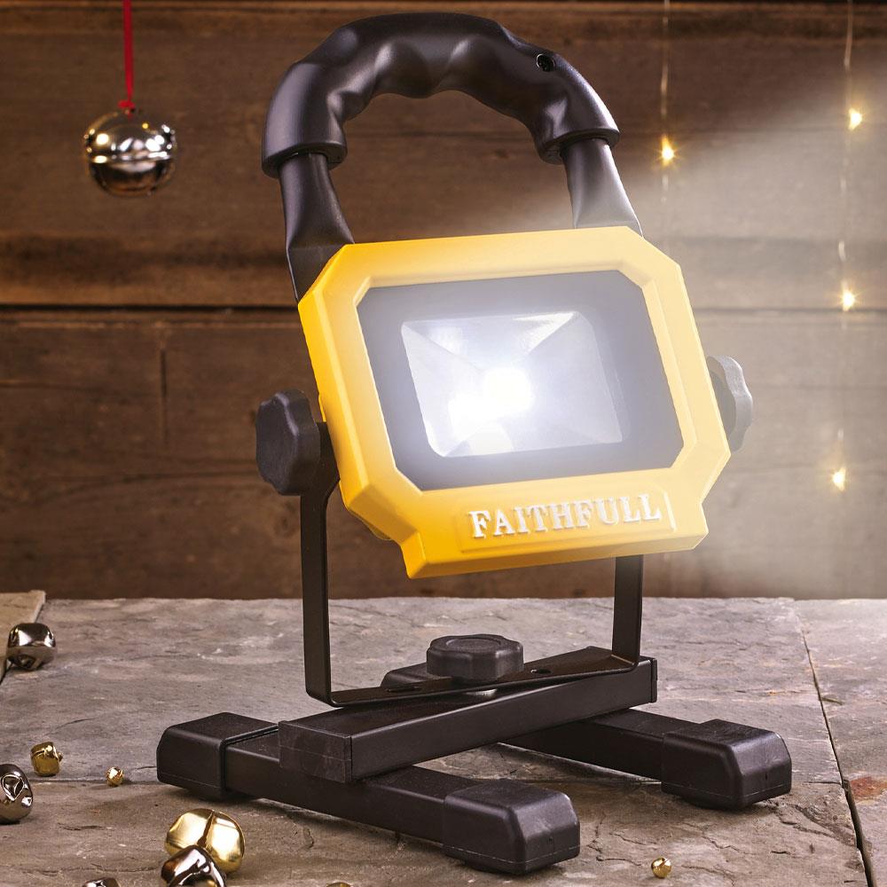 Faithfull Rechargeable LED Work Light Stakelums Home & Hardware Tipperary Ireland