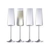 Galway Crystal Alto Champagne Prosecco Flute Set Of 4