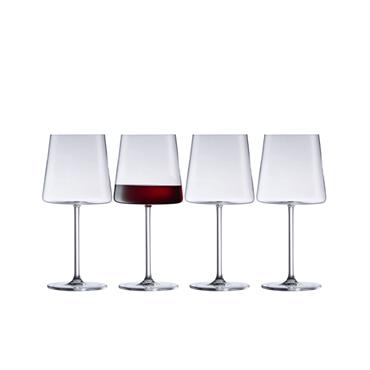 Galway Crystal Alto Red Wine Glasses Set Of 4