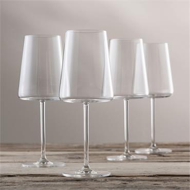 Galway Crystal Alto White Wine Glasses Set Of 4