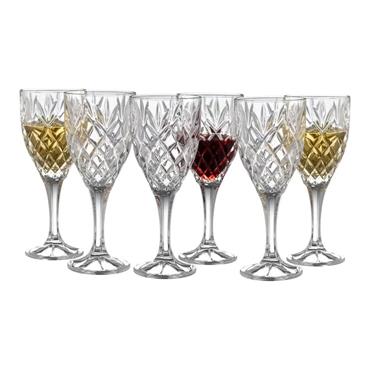 Galway Crystal Chroma Wine Party Pack Set Of 6