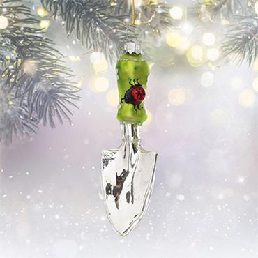 Premier Glass Trowel Hanging Decoration 11.5cm