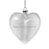 Heaven Sends Hanging Glass Baby's 1st Christmas Heart