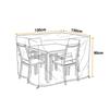 Sahara Premium 4 Seater Cube Garden Furniture Cover 1.3m