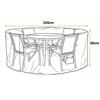 Sahara Premium 4 Seater Round Garden Furniture Cover 2m