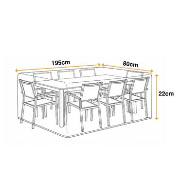Sahara Premium Large Rectangle Garden Furniture Cover