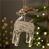 Glass Hanging Reindeer 6.5cm