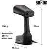 Braun Quickstyle 7 Garment Steamer Black 1600w