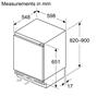 Bosch Series 4 Built-under Freezer
