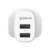 Groov-e Dual Usb-a Mains Charger 12w