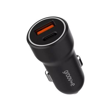 Groov-e Dual Usb-c & Usb-a Car Charger