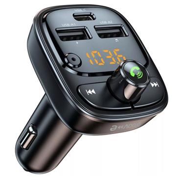Groov-e Car Fm Transmitter Usb-a Usb-c Charger