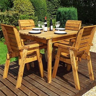 Charles Taylor 4 Seater Square Garden Furniture Set