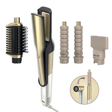Shark Glam 4-in-1 Hair Styler White-gold