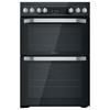 Hotpoint 60Cm Electric Cooker with Double Oven Black