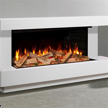 Evonic Heathcote Floor Standing Electric Suite 1500mm White Marble