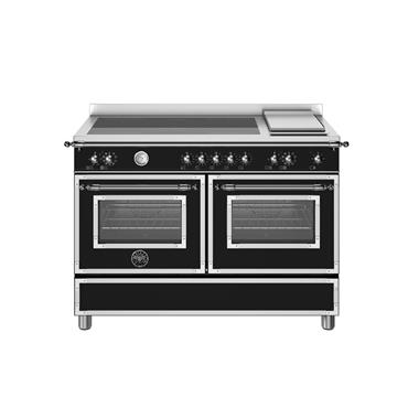 Bertazzoni Heritage Induction Double Oven With Griddle Black 120cm