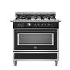 Bertazzoni Heritage 90cm Duel Fuel Single Oven Range Cooker Black