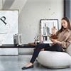 Delonghi Capsule Fit Fan Heater 2.4Kw Grey