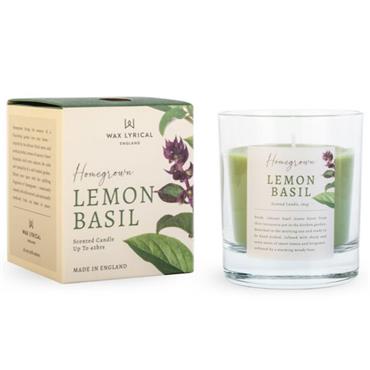 Wax Lyrical Homegrown Boxed Candle Lemon Basil