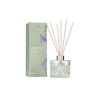 Wax Lyrical Homegrown Reed Diffuser Sweet Pea 100ml