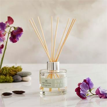 Wax Lyrical Homegrown Reed Diffuser Sweet Pea 100ml