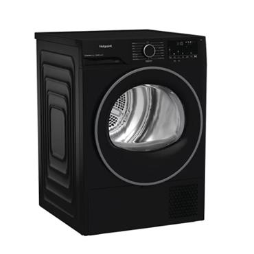 Hotpoint 9kg Heat Pump Dryer Cold Guard Black