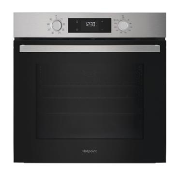 Hotpoint Stainless Steel Single Oven Steamclean 71L
