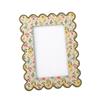 Floral Scallop Frame 4x6"