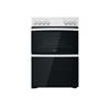 Indesit Cooker Double Oven 4 Zone Hob 60cm