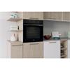 Indesit Black Single Oven Click & Clean