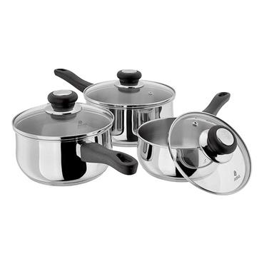 Judge Vista 3 Piece Saucepan Set
