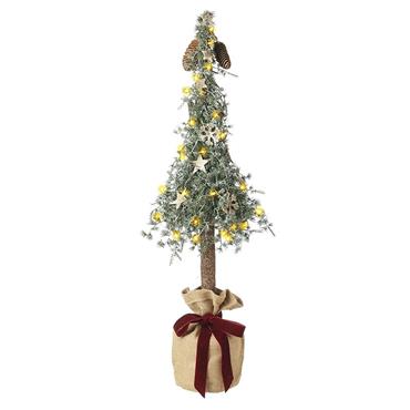 Tree In Hessian Bag With Bow Large 75cm