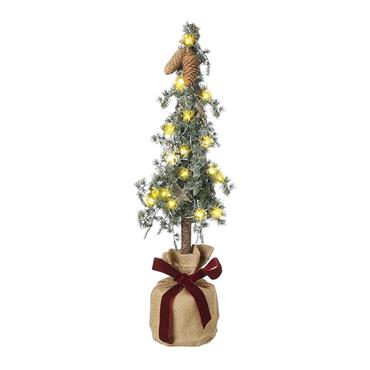 Tree In Hessian Bag With Bow Small 60cm
