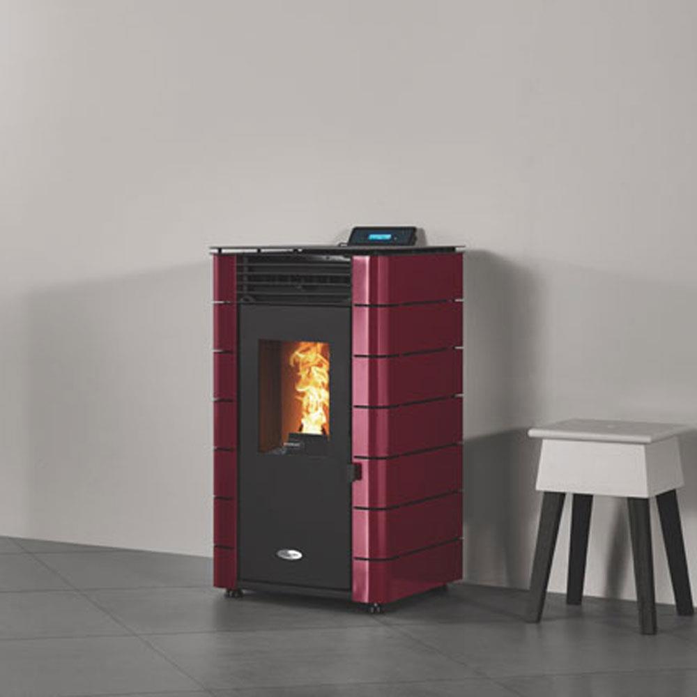 Waterford Stanley Solis K100 Edge Pellet Stove Claret Stakelums Home