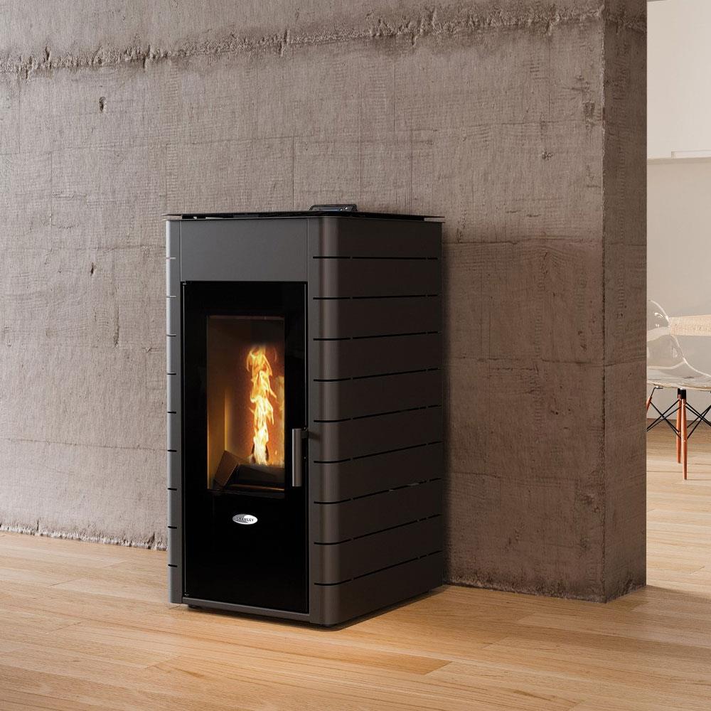 Waterford Stanley Solis K2300+ Pellet Stove Black Stakelums Home