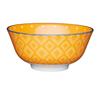 Kitchencraft Orange Geometric Spot Bowl