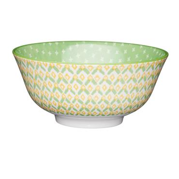Kitchencraft Green Geometric Bowl