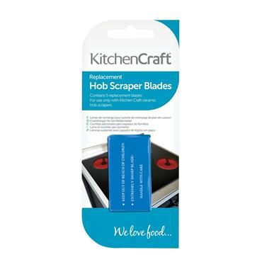 Kitchencraft Stainless Steel Replacement Scraper Blades 5 Pack