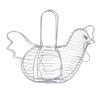 Kitchencraft Chrome Plated Chick Storage Basket