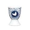 Porcelain Egg Cup Traditional Hen Blue